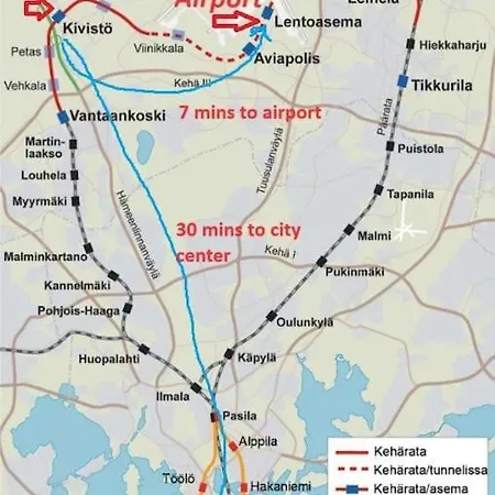 Next To Train Station, 7 Mins By Train To Airport Vantaa